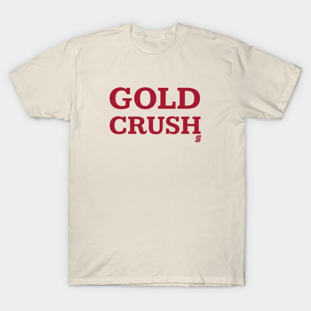 Gold Crush T-Shirt by StadiumSquad